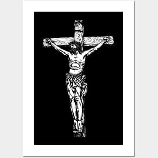 Jesus Christ Cross Christian Design Posters and Art